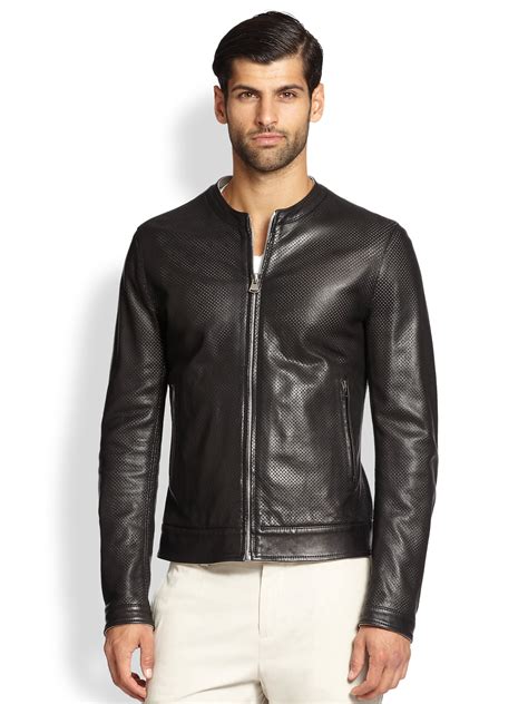 dolce gabbana leather jacket men.